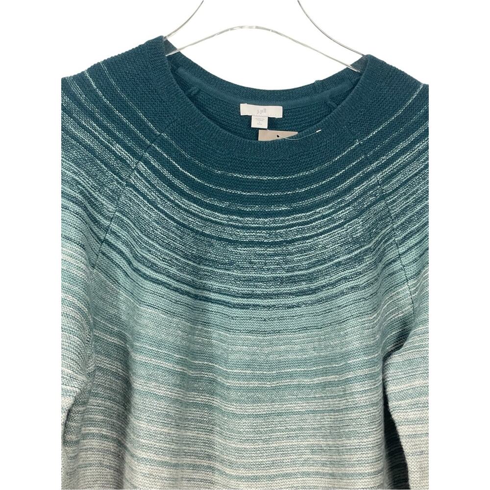 J. Jill Ombre Tunic Sweater Grey Blue Size Large Tall NEW - Picture 3 of 11
